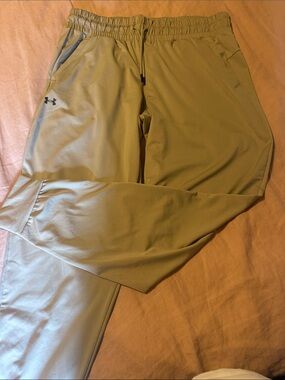 Under Armour Ladies Tan Performance Joggers